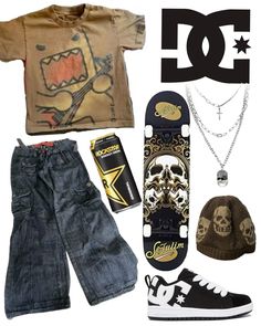 Simple Skater Outfit, Skateboarder Outfit, Skateboarding Outfits, Estilo Skater, Billie Eilish Outfits, Guys Clothing Styles