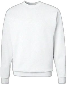 White Basic Crew Neck Sweater, White Fleece Sweater With Ribbed Cuffs, Basic White Winter Sweatshirt, Basic White Sweatshirt For Winter, Basic White Crew Neck Sweater, White Relaxed Fit Basic Sweater, White Plain Sweatshirt For Fall, White Fleece Crew Sweater, Basic White Sweater With Ribbed Cuffs