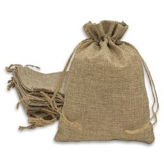 PRICES MAY VARY. Pack of 12 Burlap Bags - Thick, Rugged Sustainable Fabric Made Out of Natural Plant Fiber with High Durability and Breathability. Linen Interior - Soft and Gentle Woven Fabric on the Inside Helps Keep Your Valuables Clean and Will not Scratch the Surfaces. Sewed-in Double-sided Pull Action Drawstring for Secure & Convenience Opening and Closure. Braided Burlap Type for Toughness. Versatile - Its Unique Characteristic and Great Toughness are Suitable for Many Purposes: Storage, G Burlap Gift Bags, Wedding Thank You Gifts, Burlap Bags, Plant Fibres, Large Gift, Natural Plant, Soft And Gentle, Sustainable Fabrics, Natural Brown