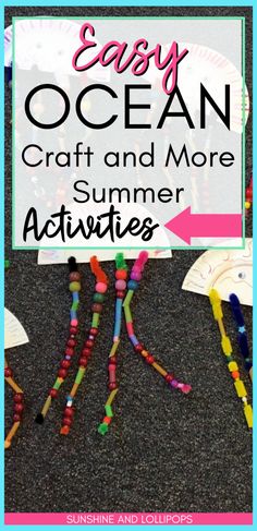 an ocean craft and more summer activities for kids