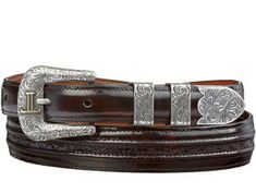 Lucchese Mens Black Cherry Goat with Hobby Stitch Leather Belt, Black Cherry Leather Concho Belt Buckles For Formal Wear, Classic Concho Belt Buckles For Formal Wear, Brown Western Style Formal Belts And Suspenders, Formal Leather Concho Belt, Classic Belt Buckles For Western-themed Events, Classic Concho Belt For Western-themed Events, Classic Brown Belt Buckles For Western-themed Events, Classic Belt Buckles For Western-themed Events With Belt, Lucchese Boots