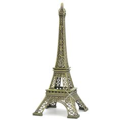 a model of the eiffel tower on a white background