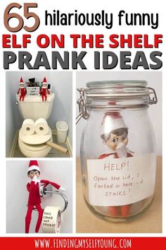 elf on the shelf ideas are here!!! Quick Fun Elf On The Shelf Ideas, Elf On Shelf Last Minute Ideas, Elf On The Shelf Cheap Ideas, Sassy Elf On The Shelf Ideas, Elf Ideas At Work, Cute Elf On The Shelf Arrival Ideas, Elf Arrival For Older Kids