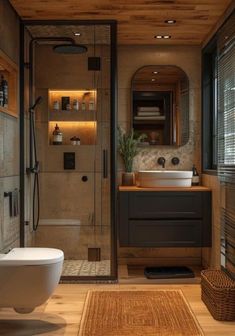 #homestyle #interiordesign #shabbychic #art #interior #vintage Small Space Bathroom Design, Simple Bathroom Designs, Small Bathroom Interior, Small Space Bathroom, Washroom Design, Casa Vintage, Beautiful Home Designs, Chic Bathrooms, Modern Bathroom Decor