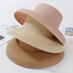 FREE SHIPPING ON ALL ORDERS OVER $50 | 100% SATISFACTION GUARANTEED Click "ADD TO CART" To Get Yours Now | Up To 60% OFF ✨ Be the epitome of elegance and style with this wide brim straw hat. The stylish and elegant wide brim looks great with any outfit and keeps the sun out of your eyes. Perfect for summer wear. Features: 📌 Soft and comfortable to wear📌 Made with straw📌 One size fits all📌 100% Satisfaction Guaranteed A stylish accessory from Arimonz for any outfit. Wear the Best Hat this Sum Panama Hat Style, Audrey Hepburn Hat, Straw Beach Hat, Womens Beach Hat, Wide Brim Straw Hat, Straw Hat Beach, Wide Brim Sun Hat, Elegant Hats, Summer Sun Hat