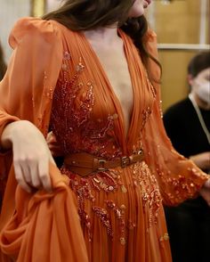 Oberyn Martell, 2022 Couture, Fantasy Gowns, Dress 2024, Fantasy Dress, Fantasy Fashion, Orange Dress