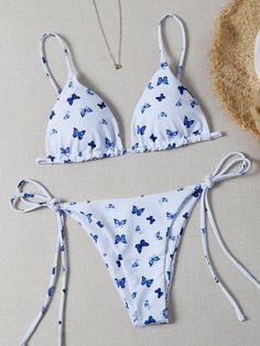 Swimsuit Pattern Sewing, Trendy Swimsuits, Swimwear Fashion, Butterfly Print