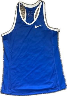 Tops Nike, Blue Tank Top, Nike Blue, Kids Nike, Nike Shirts, Nike Tops, Dri Fit, Shirts Tops, Kids Shop