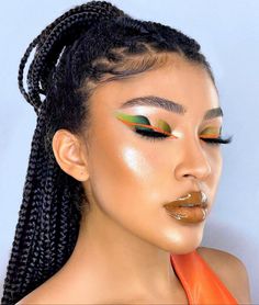 Heaven Makeup Looks, Futuristic Makeup, Makeup Ojos, Vibrant Makeup, Show Makeup, Work Makeup, Eye Makeup Pictures, Eye Makeup Designs, Dope Makeup