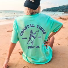 "Coastal Vibes 2024 Shirt | Matching Group Design | Summer Holiday | Cruise Shirt | Making Memories Together Trendy shirts: https://etsy.me/3MywvSr Trending sweatshirt: https://etsy.me/3iSkkmg Vacation shirts: https://etsy.me/3BcsHPQ 💡 HOW TO PLACE YOUR ORDER: 1. Please Check and Review all the Photos 2. Select your Shirt Color and Size from drop down menu 3. Choose your Quantity as much as you want 4. Click \"Add To Cart\". You can go back to add more of your favorite items 5. Click \"Proceed Distressed Tshirt, Beach Tee, Coastal Vibes, Shirt Making, Cruise Shirt, Beach Gifts, Coconut Girl, Comfort Colors Shirt, Trendy Shirts