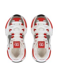 Dolce And Gabbana Kids, Cool Graphic Tees, Cloud White, Stella Mccartney Kids, Dolce & Gabbana, Boys Shoes, Sneakers White, Bright Red