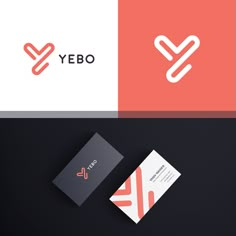 the logo for yebo, a company that sells business cards