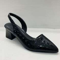 Patterned:Solid colorMaterial:Faux leatherClosure:Slip-onToe Style:Pointed toeAll-season:All-seasonHeel Hight:Low HeelItem ID:XB30634 Low Heel Sandals, Slip On Sandals, Leather Slip Ons, Dark Black, Low Heels, Slip On Sandal, Black Shoes, Patent Leather, Sandals Heels