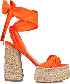 Christian Louboutin MARIZA DU DESERT Platform Heels Espadrille Sandal Shoes $945 Christian Louboutin MARIZA DU DESERT Platform Heels Espadrille Sandal Shoes $945 Click images to enlarge Description Designer style name: Mariza Du Desert 130 These espadrille sandals will complete your vacation outfits on an enchanting note. Crafted from natural raffia, they're laced with elegant gabardine ankle ties and rest on chunky platform soles.  130 mm platform heel Open toe Twisted T-strap vamp Ankle wrap a Christian Louboutin Sandals, Heeled Espadrilles, Espadrille Sandals, Vacation Outfits, High Jewelry, Christian Louboutin Shoes, All About Fashion, Platform Heels, Summer Shoes