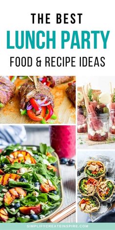 the best lunch party food and recipe ideas