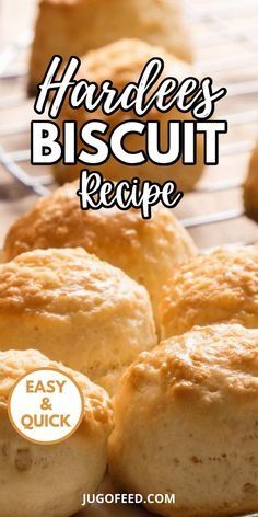 some biscuits are cooling on a rack with the words, handless biscuit recipe