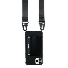 an iphone case with two suspends attached to the back and one strap hanging down