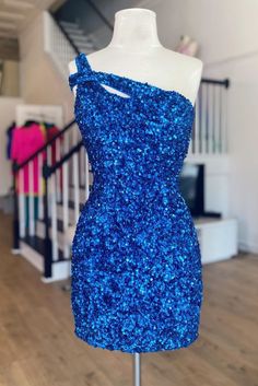 Short Dance Dresses, Bodycon Dress Homecoming, Sequin Homecoming Dress, Mini Homecoming Dresses, Cheap Homecoming Dresses, Short Bodycon Dress, Sequin Prom Dress, Dresses Royal, Short Homecoming Dress