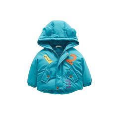 Extra Thick Puffer Jacket for Baby - PrettyKid Down Coat, Season Winter, Puffer Jacket, Fabric Cotton, Elastic Band, Baby Blue, Lowest Price, Rain Jacket, Puffer