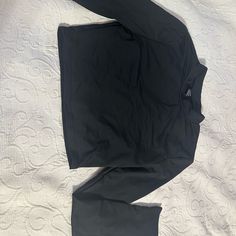 Never Worn. Bought To Wear Under A Dress! Tops Black, Long Sleeve Turtleneck, Shein Tops, Black Crop, A Dress, Turtle Neck, Womens Tops, Crop Tops, Long Sleeve