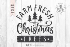 farm fresh christmas trees svt cut file