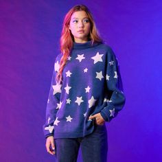 Aesthetic Star, Coraline Aesthetic, Other Mother, Other World, Oversized Turtleneck Sweater, Her Universe, Oversized Turtleneck, Star Sweater, Knit Turtleneck