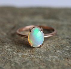 Opal Ring, Solitaire Ring – Capucinne Diamond Crown Ring, Opal Engagement Ring Set, Rose Gold Opal Ring, Opal Solitaire Ring, Australian Opal Ring, Dainty Rose, Opal Engagement Ring, Ethiopian Opal Ring, Diamond Crown