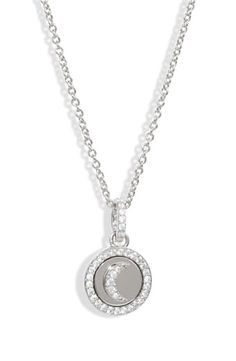 Set & Stones Roxy Heart Locket Necklace | Nordstrom Moon Circle, Heart Locket Necklace, Circle Pendant Necklace, Everyday Necklace, Heart Locket, Circle Pendant, Locket Necklace, Spring Rings, Roxy