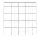 a white square grid on a white background