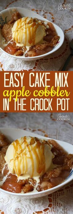 an easy cake mix recipe in the crock pot