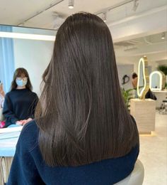 Bitter Brown Hair, Medium Hair Back View, Haircut Bangs, Olive Hair, Haircut Hairstyle, Hair Up Styles