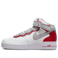 Nike Air Force 1 Mid '07 LV8 'Athletic Club' DH7451-100 (AF1/SNKR/Skate/Casual/Mid Top/Non-Slip/Breathable) Nike Air Force 1 Mid, Air Force 1 Mid, Athletic Club, Athletic Clubs, Mid Top, Nike Air Force 1, Air Force 1, Nike Air Force, Air Force