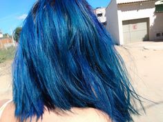 All Blue Hair, Cute Hair Colors, Haircuts Straight Hair, Hair Color Blue, Hair Reference, Hair Inspo Color