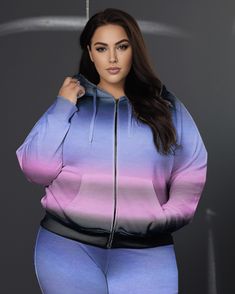 A Simple Colorful Ombre Hoodie Set Consists Of A Hoodie And Matching Bottoms Such As Pants Or Shorts To Provide An Overall Look Of Matching And Style. Suits Usually Focus On The Coordination AndUnity Of The Upper And Lower Garments, Making The Overall Look More Fashionable And Stylish. The Gradient Design Elements Of The Hoodie And Bottoms Echo Each Other, Creating Visual HarmonyAnd Flow.With Suggestions:The Simple Colorful Gradient Hoodie Set Can Be Paired With Sneakers, Canvas Shoes Or High-To Purple Hoodie With Adjustable Hood For Fall, Purple Fall Hoodie With Adjustable Hood, Heather Sweatshirt With Drawstring Hood, Heather Hooded Sweatshirt With Drawstring, Purple Sportswear Sweatshirt For Sports, Sporty Heather Hoodie Sweatshirt, Hooded Sweats For Winter Workout, Sporty Heather Sweatshirt For Winter, Heather Long Sleeve Hoodie For Athleisure