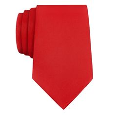 The KT Red necktie is the ultimate power tie. Convey intensity and determination in this solid red necktie. Red Standard Tie, Red Standard Tie For Formal Occasions, Classic Red Neckwear With Ties, Red Business Tie, Classic Red Suit And Tie Accessories For Business, Red Formal Neckwear Standard Tie, Red Standard Tie For Black Tie Events, Red Standard Necktie, Classic Red Standard Tie