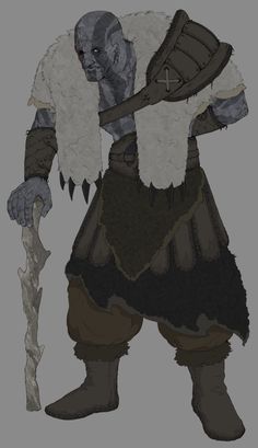 ArtStation - DnD Character | Zimak Oncemighty Vathunigone, Cale Fortin Goliath Druid, Druid Circle, Npc Art, Dnd Character Art, Npc Ideas, Dnd Npc, Oc Pokemon, Dnd Races, Dnd Character Ideas