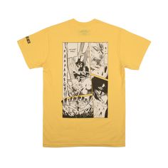 Printed art on the front and back Short sleeve tee Ribbed crew neck Regular fit 100% cotton Model wears medium Atsuko exclusive Officially licensed Apple Black merchandise Japanese Lifestyle, Yellow Tees, Retail Experience, Printed Art, Close Up, Short Sleeve Tee, How Are You Feeling, Size Chart, Crew Neck