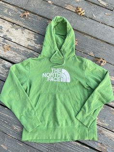 The North Face hoodie S Green Distressed. Hoodie has some wear /distressed as shown! Vintage Green Hooded Hoodie, Casual Green Hoodie With Logo Print, Casual The North Face Hoodie With Drawstring Hood, Casual Hooded Sweatshirt By The North Face, The North Face Cotton Hooded Hoodie, The North Face Cotton Hooded Sweatshirt, The North Face Cotton Hoodie For Fall, The North Face Hooded Hoodie For Streetwear, The North Face Hooded Sweatshirt For Streetwear