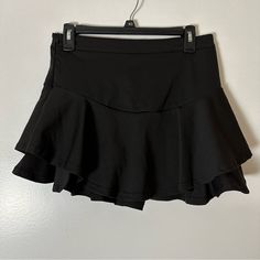 Shein Women’s Black Ruffle Mini Skort - Size Medium (6) Bundle Deal - Bundle With Any Item With This Emoji For An Additional Discount On Price And Shipping! Condition: Nwot, Never Worn Color: Black Measurements Waist: 29in Length: 13.5in *All Measurements Are An Approximate* Material Is Very Stretchy Has A Zipper On The Side Smoke Free And Pet Free Home Open To Offers! Black Stretch Ruffle Skort, Fitted Black Skort With Ruffles, Black Stretch Ruffled Bottoms, Fitted Black Bottoms With Ruffles, Black Fitted Bottoms With Ruffles, Fitted Black Ruffled Skort, Black Stretch Ruffled Skirt, Black Ruffled Skirted Bottoms, Black Stretch Skort With Ruffled Skirt