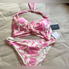 Kate Spade Surf Pink Bikini New With Tags Size Medium Kate Spade Summer Beach Swimwear, Kate Spade Swimwear For Beach In Summer, Kate Spade Swimwear For Summer Beach, Kate Spade Summer Swimwear For Beach Season, Kate Spade Swimwear For Summer Vacation, Kate Spade Beachwear Swimwear For Spring, Kate Spade Swimwear For Pool In Spring, Kate Spade Swimwear For Spring Pool, Kate Spade Spring Beachwear Swimwear