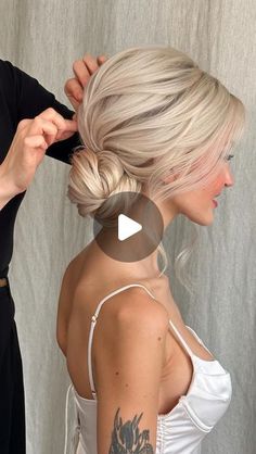 Soft Up Do Hair, Updos For A Wedding, Work Hair Dos, Updo Medium Hair, Ponytails For Long Hair, Vintage Updos, Updo Inspiration, Fine Hair Volume, Modern Updo