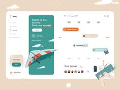 the landing page for an app that is designed to help people learn how to fly