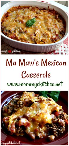 this mexican casserole is loaded with meat, cheese and sauces it's an easy dinner for the whole family