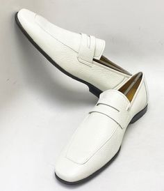 Mezlan Deerskin Penny Loafer Bone Dress Casual slip-on Penny Loafer from the Mezlan collection in Supple Deerskin features soft Calfskin lining, their injected comfort insole, and a Lightweight Super Flex Sole! Handmade in Spain. Elegant Fitted Slip-on Moccasins, White Almond Toe Slip-ons For Business, Fitted Leather Sole Slip-on Moccasins, White Moccasins For Business In Spring, White Fitted Loafers With Round Toe, White Fitted Round Toe Loafers, White Fitted Slip-on Loafers, Luxury Fitted Slip-on Loafers, White Slip-on Leather Shoes For Office