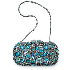 New With Tags: A Brand-New, Unused, And Unworn Item (Including Handmade Items) In The Original Packaging (Such As The Original Box Or Bag) And/Or With The Original Tags Attached. Ins Blue Red Crossbody Minaudiere Evening Bag Handbag Crystal Evening Beaded New Step Into Elegance With The Blue Red Multi Minaudiere Evening Bag By Ins, A Dazzling Masterpiece Designed To Accentuate Your Evening Attire. Crafted With Meticulous Beading In A Vibrant Multi-Color Palette, This Stunning Bag Exudes Glamour Blue Rhinestone Clutch Bag, Blue Rhinestone Clutch For Evening, Blue Evening Clutch With Rhinestones, Formal Blue Bag With Chain Strap, Blue Rhinestone Evening Bag, Blue Party Clutch With Chain Strap, Blue Clutch With Chain Strap For Formal Occasions, Blue Clutch With Chain Strap For Formal Events, Blue Formal Clutch With Chain Strap