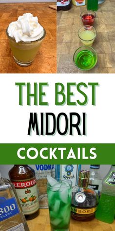 the best midori cocktails to drink this holiday season, including vodka and limeade