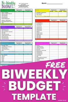 the free printable budget sheet is perfect for any budgeter to use in their home