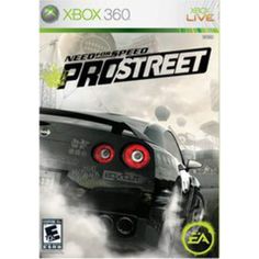 the cover art for need for speed prostreet, an upcoming video game