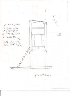 the drawing shows how to draw a chair