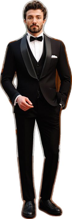 Classic Black Pantsuit For Semi-formal Occasions, Black Semi-formal Professional Pantsuit, Black Professional Semi-formal Pantsuit, Single-breasted Blazer With Suit Collar For Black Tie, Semi-formal Tuxedo Pantsuit With Lapel Collar, Black Semi-formal Pantsuit, Semi-formal Slim Fit Three-piece Suit, Black Single Breasted Tuxedo Pantsuit, Semi-formal Slim Fit Three-piece Suit With Lapel Collar